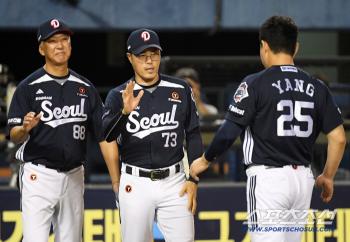 03 → 73 → 77 → 107 → 108 guard down and a slugfest! Doosan Caught LG → Acting Manager Cho Sung-hwan Kim Min-seok's Decisive Home Run
