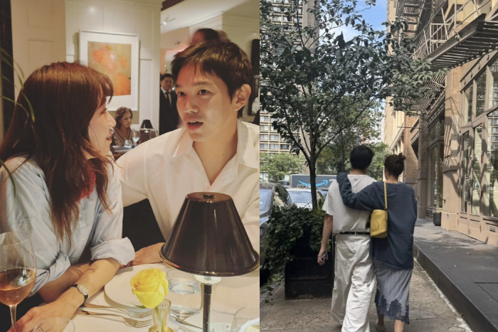 Gong Hyo-jin left for New York ♥ Kevin Oh, sweet touch on the street..a happy new marriage