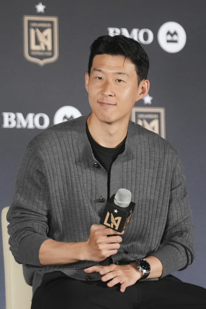 I want to start with LAFC's new No.7 Son Heung-min 0 and end with a legendBody condition OK. The goal is to win!