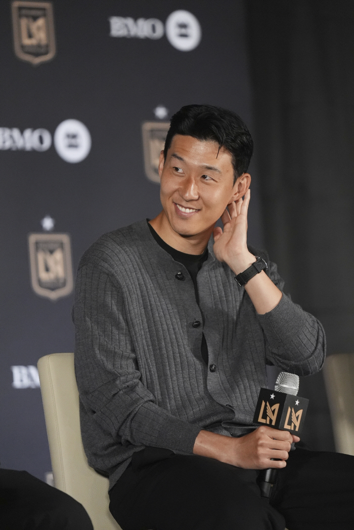 I want to start with LAFC's new No.7 Son Heung-min 0 and end with a legendBody condition OK. The goal is to win!