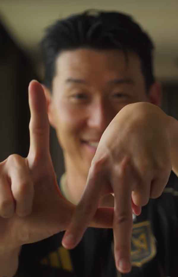 Son Heung-min entered La La Land and stole LA FC's fans' hearts with his witty LA pose