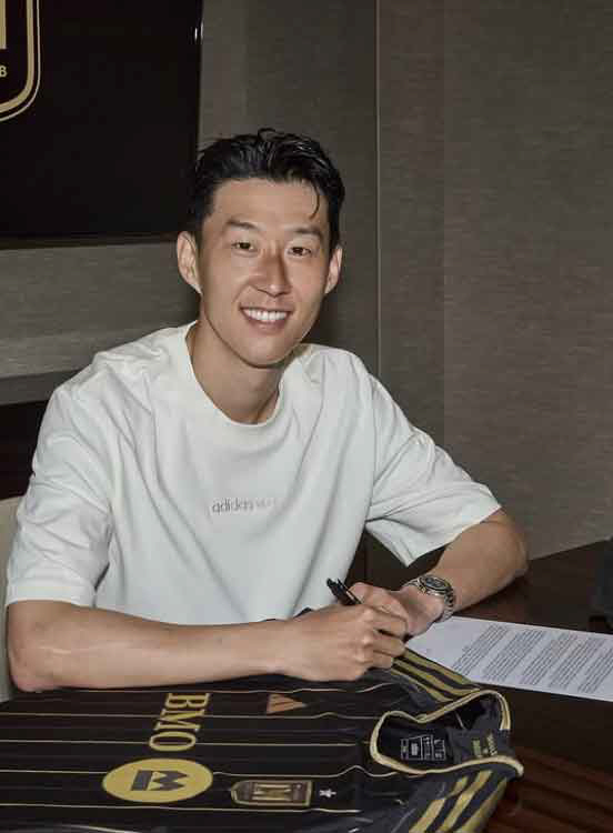 Son Heungmin came to LA? The U.S. Is Excited by the Appearance of EPL Wall...Beckham LA Dodgers, welcome SON!