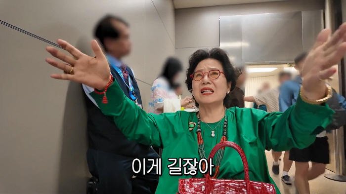 Sunwoo Yong-yeo, LA to meet her son and daughter...I can't walk alone by applying for a wheelchair at the LA airport (Sunpung Sunwoo Yong-yeo)