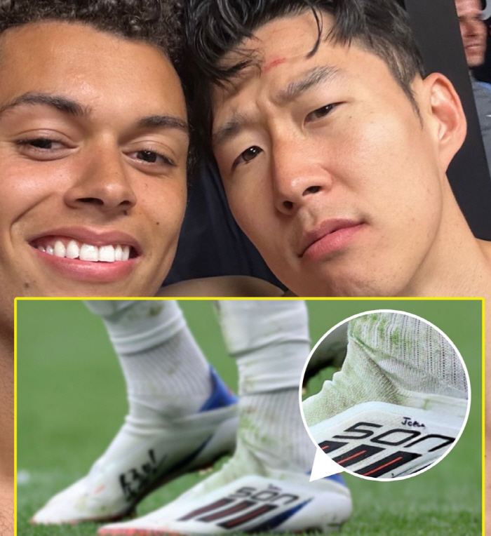 Tottenham's winning hero, Son Heung-min, who released Sonny Han, explodes his respect → Behind-the-scenes footage of SON's soccer shoes engraving is revealed thanks to Heung-min's idea
