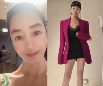 Kim Hye-soo is caught on TVAre you in your 50s with no skin on your back  ceramic skin?
