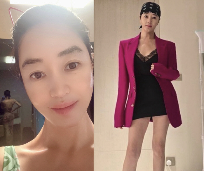 Kim Hye-soo is caught on TVAre you in your 50s with no skin on your back  ceramic skin?
