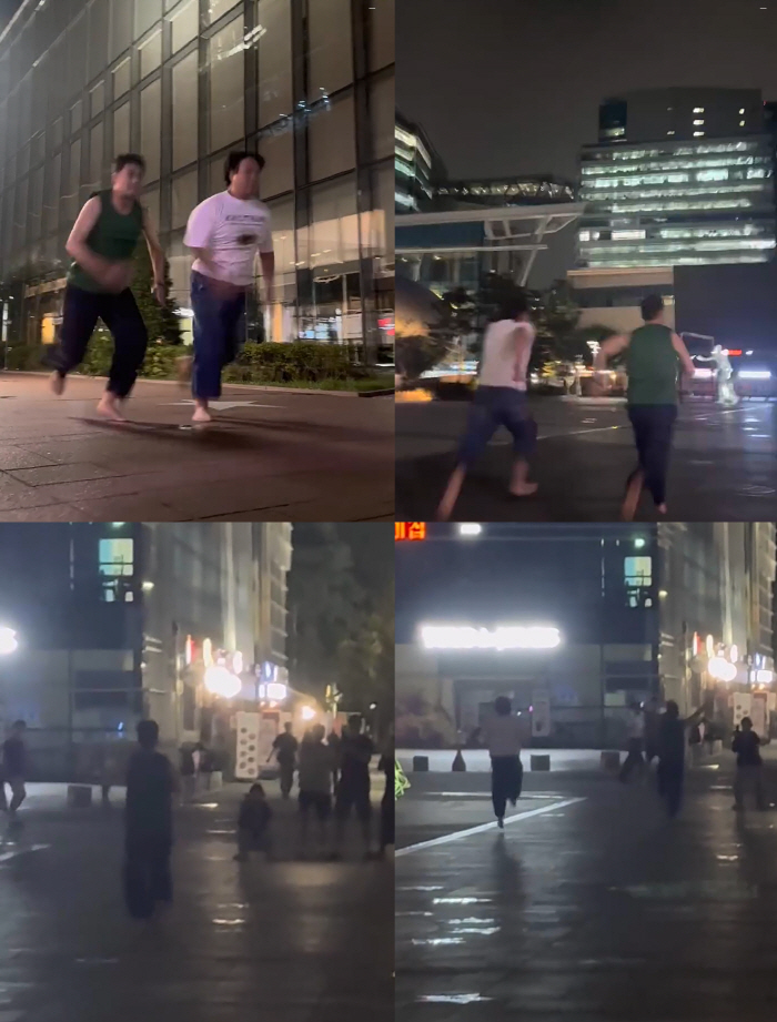 What is the result of the fierce match with Jeon Hyun-moo and Koo Sung-hwan?Working out is really good