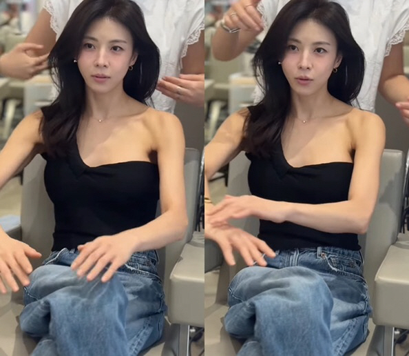 Ha Ji-won, 47, is taking care of her beauty at Cheongdam Shop. Crazy