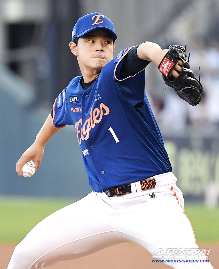 Moon Dong-ju, 158km, allowed two runs in six innings. Nine wins, try again. Will the bullpen block you this time