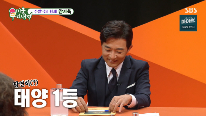 Parents of kindergartens such as 54-year-old Ahn Jae-wook, Taeyang ♥ Min Hyo-rin...the first place in a sun race