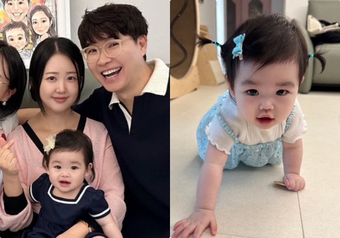 Park Soo-hong ♥ Kim Daye lost 5kg more, excluding 33kg..Daughter's 1st birthday party in 2 months