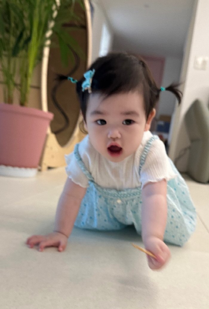 Park Soo-hong ♥ Kim Daye lost 5kg more, excluding 33kg..Daughter's 1st birthday party in 2 months