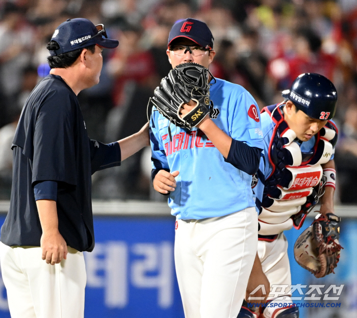  Park Sewoong in the 6th inning. This is not it