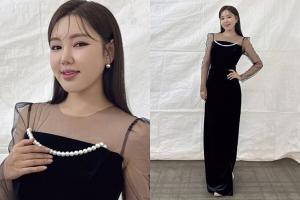 153cm Song Ga-in, 170cm tall..the golden proportion of a figure of nine