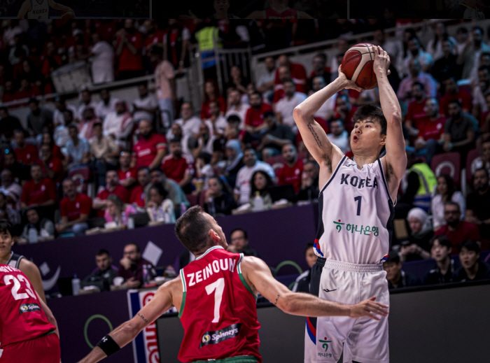 Amazing Team Korea!  Men's basketball, Lebanon's anti-war team. There was no gap between the two foreign media's exclamation cores! Organic Award  Team Organization Perfection