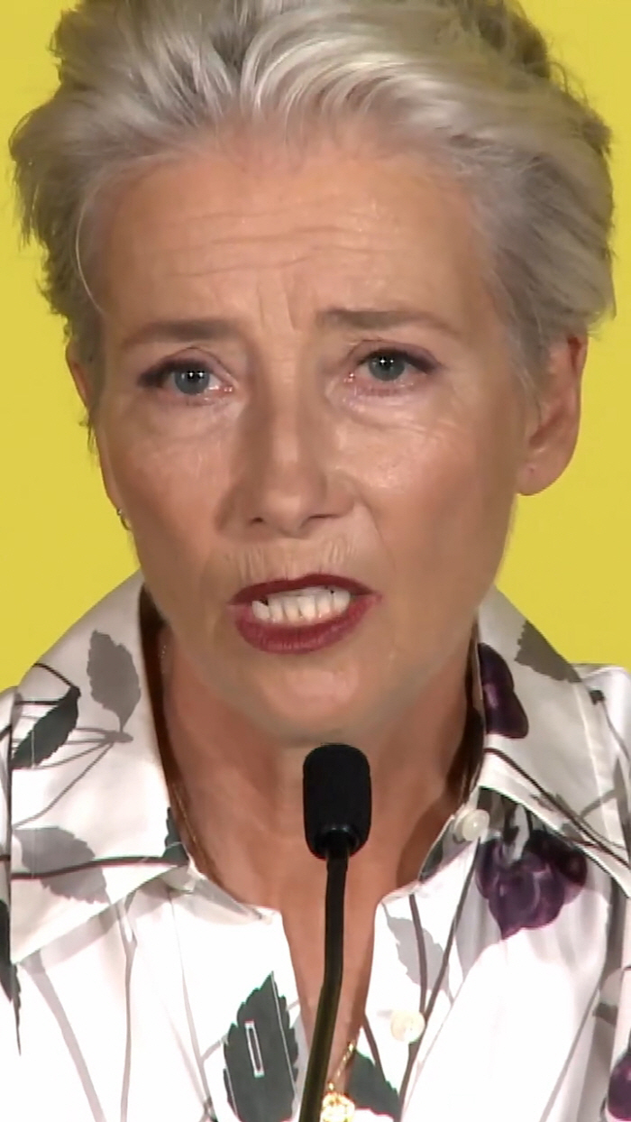 Emma Thompson asked President Trump out on the day she got divorced...You've changed history