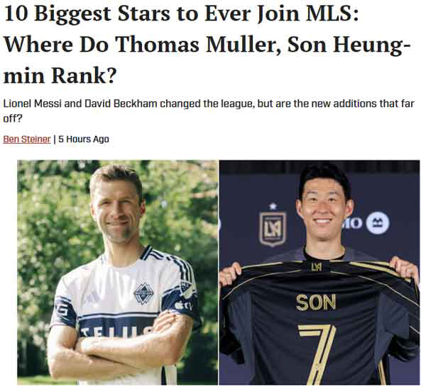 Henri Droxine Go Away SON, Top 4 Stars Who Entered MLS...No.1 is NAMSA MESSI