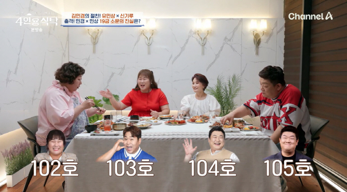 Kim Min-kyung and Yoo Min-sang explained the rumor of witnessing a motel...The room is right, but... (a table for four)