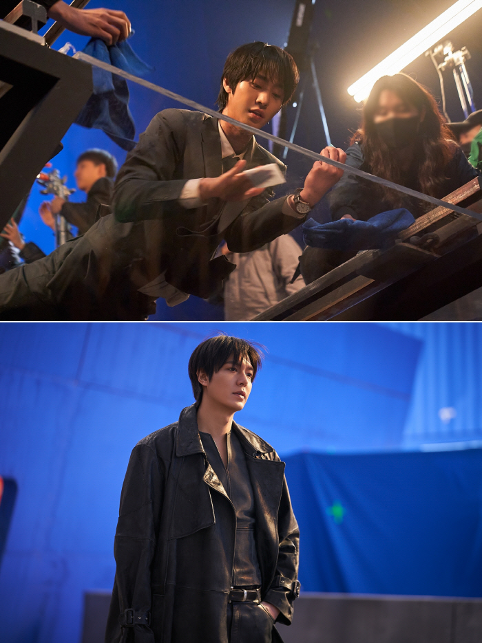 Ahn Hyo-seop → Nana hanging upside down from the wire..Blood, sweat and tears moment of the whole book