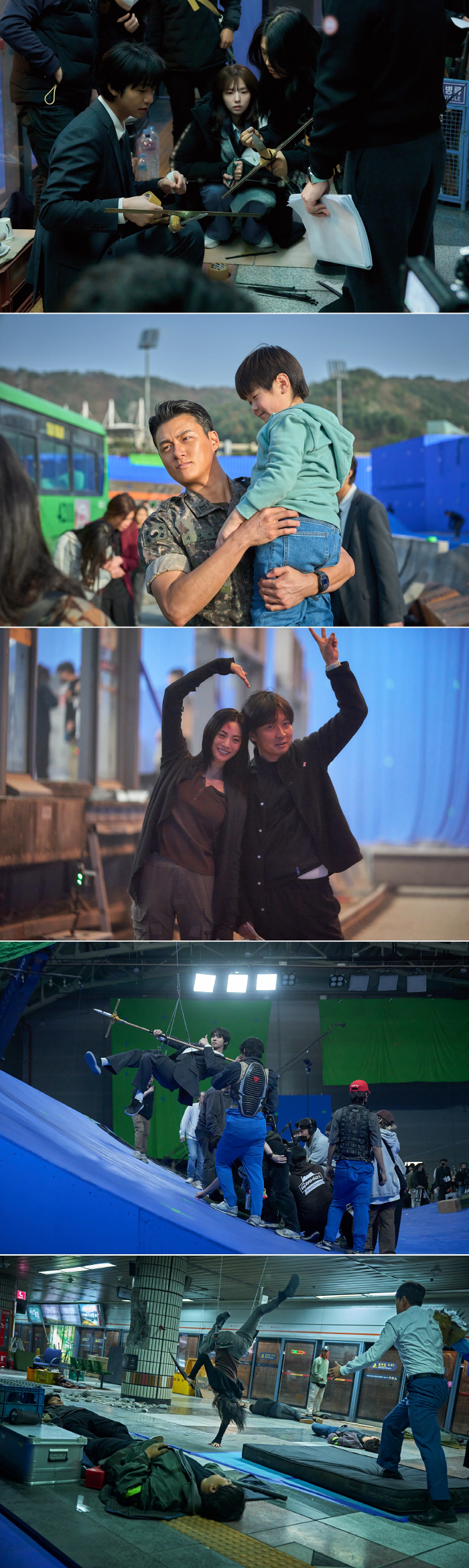 Ahn Hyo-seop → Nana hanging upside down from the wire..Blood, sweat and tears moment of the whole book