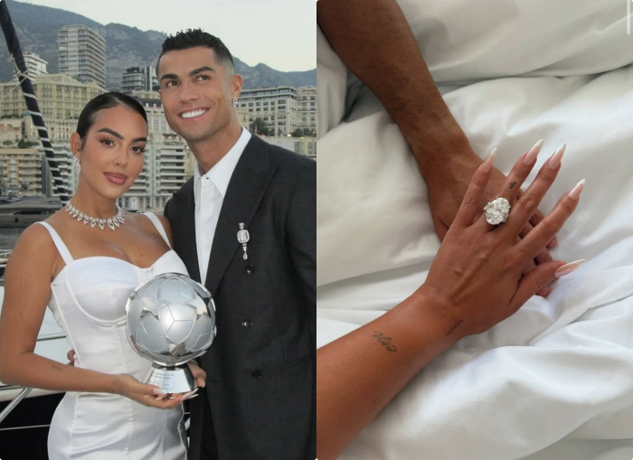 Five Ronaldo children, seven billion rings, proposed..I'm getting married after 10 years of dating