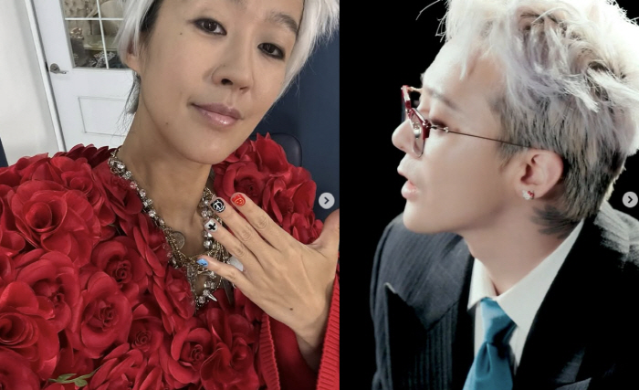 Hong Jin-kyung's sudden transformation of gray-haired G-Dragon after 'divorce' → GD's direct pitching reaction exploded
