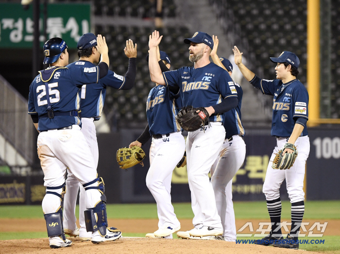  NC wins 3-2 over Doosan