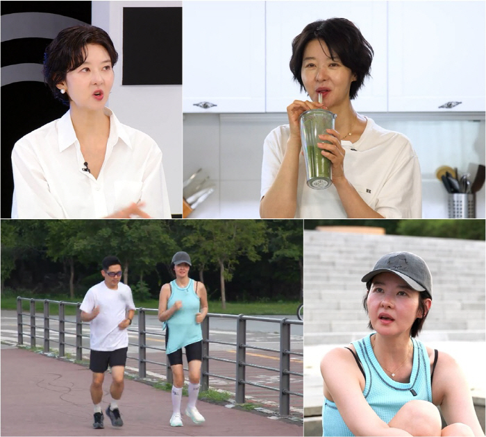 51-year-old single mom Song Sun-mi, the secret of her slim swimsuit body, runs on the Han River and manages it with fruit and vegetable juice (Purrah)