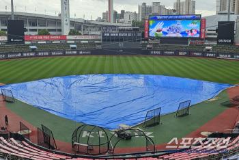 It's a rain forecast until night, but Suwon has already stopped raining. Will Song Seung-gi and Ahn Hyun-min's second game be played? 