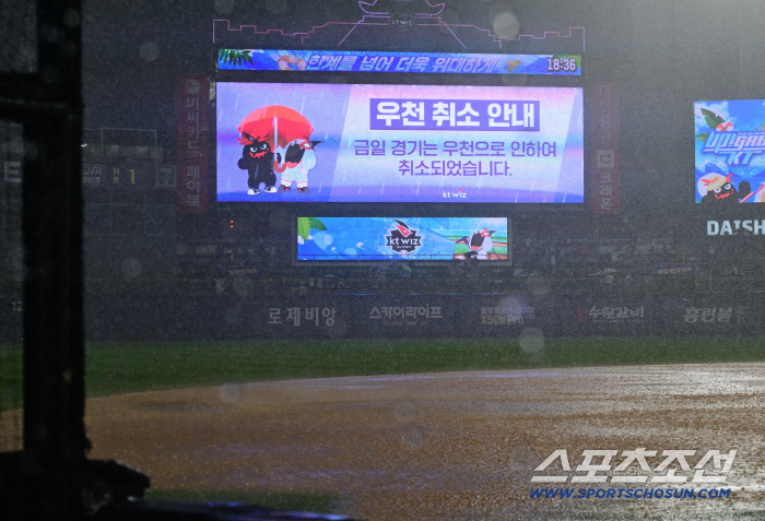  LGKT match canceled due to sudden heavy rain