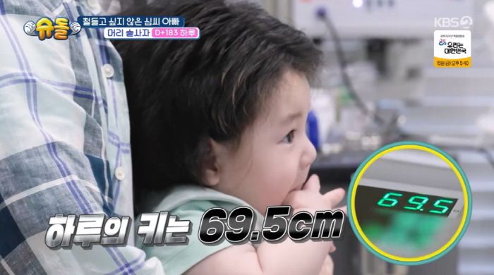 Shim Hyung-tak, 69.5 cm in height and 9.7 kg Top 3% Risk of Childhood Obesity (Sudol)