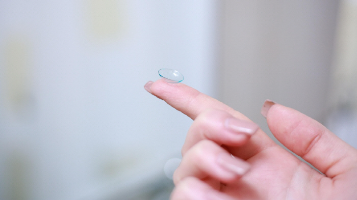 Don't wear contact lenses when playing in the water…Need to use dedicated cleaning solution for each soft and hard lens