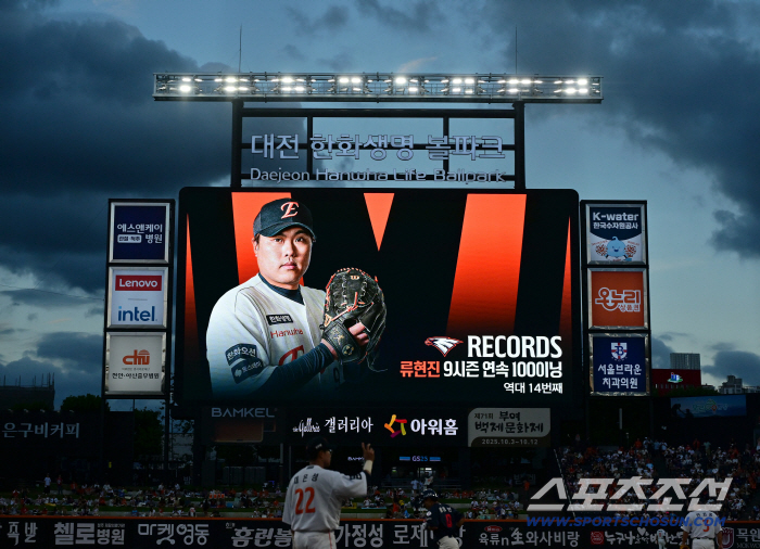  Ryu Hyun-jin pitched more than 100 innings for the 14th and 9th consecutive seasons