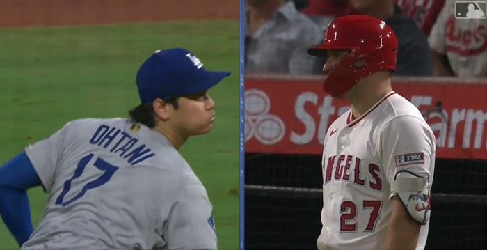 Trout left with only a smile, and he has to throw the best ball to the best batterRight after the 2nd round of the big match