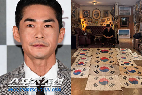 Bae Jung-nam Honors 80th Liberation Day With Vintage Taegeukgi Collection
