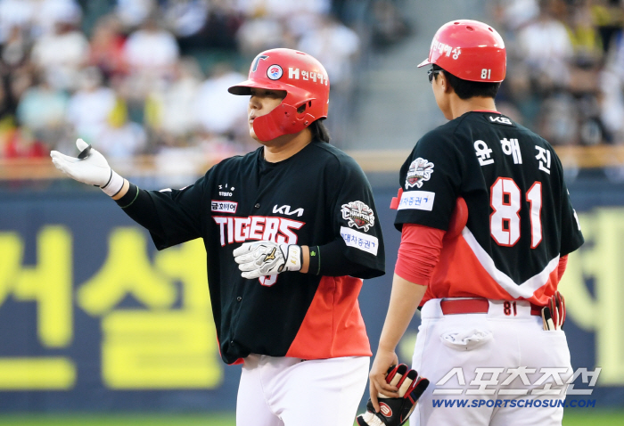  A timely hit KIA Kim Sun-bin