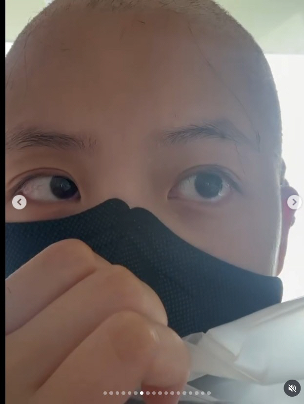 Ryu Ji-won from Good Day shaved her head while battling leukemia...to come back healthier