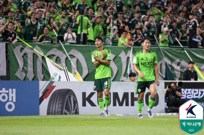 Compagno multi-goal → Jeon Jin-woo wedge-goal Jeonbuk Hyundai Hyundai has won 6 consecutive games 22G unbeaten, and defeated Daegu FC 30, which is the lowest with 15G winless wins