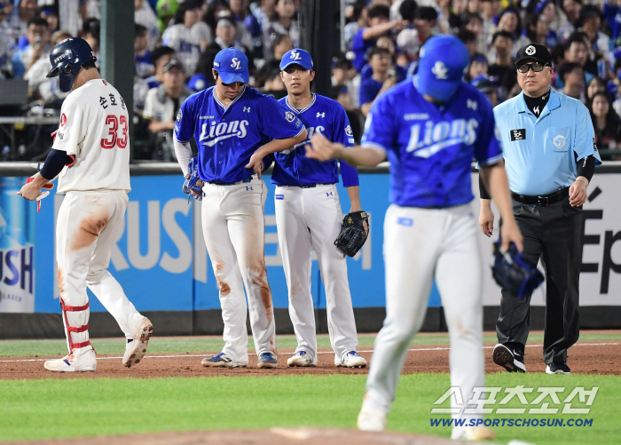  Lotte succeeded in turning the tables due to Samsung's throwing error