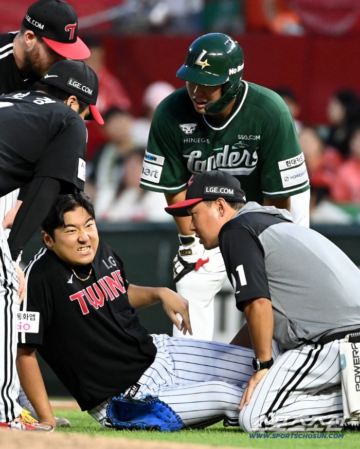 Song Seung-gi (Incheon Field) bowed his head to the bases-loaded gun because of the fire injection that hit his hip