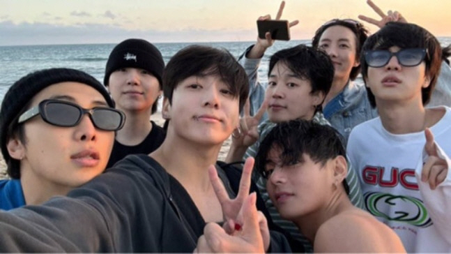 BTS Enjoys Day Off in LA as Full Album Progress Continues