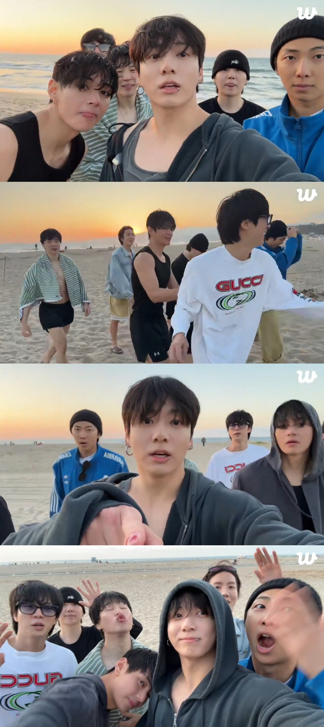BTS Enjoys Day Off in LA as Full Album Progress Continues