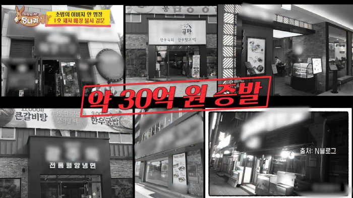 Ahn Yoo-sung, a black-and-white restaurant business, blew 3 billion won. Six businesses are ruined. It's an illusion (Sadanggui) 
