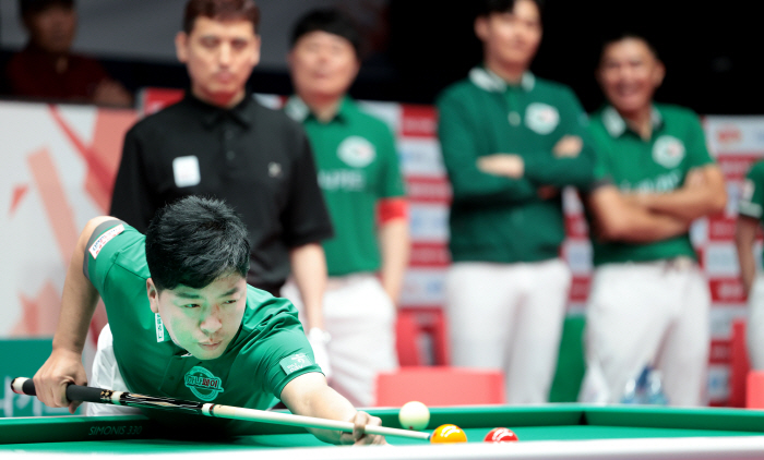 It's strong even if it's out of Cho Clue! Hana Card defeated Harim in the first game of PBA Team League 2R and won eight consecutive games