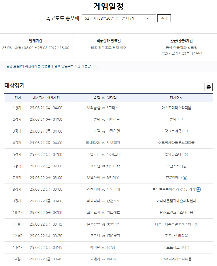 Reimbursement of 5.4 Billion in One Time Only...Sports Toto Soccer Toto crew loss 51st match result announced