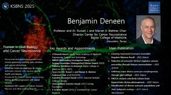 Professor Benjamin Dinin, a world-renowned master of brain science, will give a lecture on KBrain 2025 at the international conference of the Korean Society of Brain Neuroscience