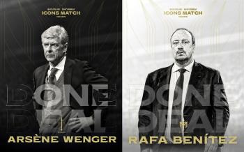 Coach Wenger reunites with Henri → Rooney and Park Ji-sung again...Benitez → Vale Icon Match Reveals Dream Matchup