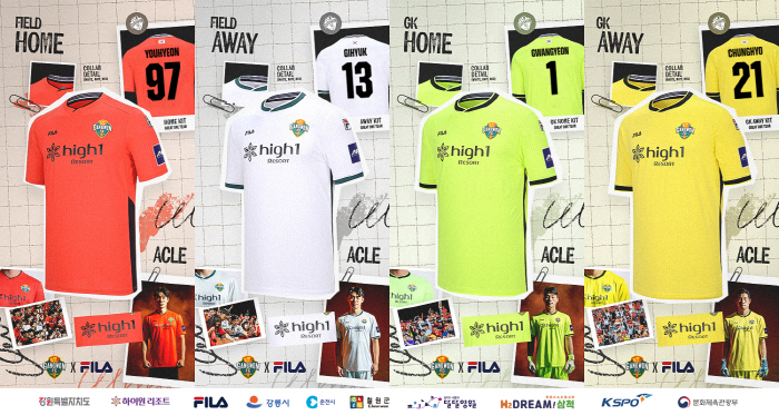 Gangwon FC announces ACLE uniforms that will be together for the first Asian journey