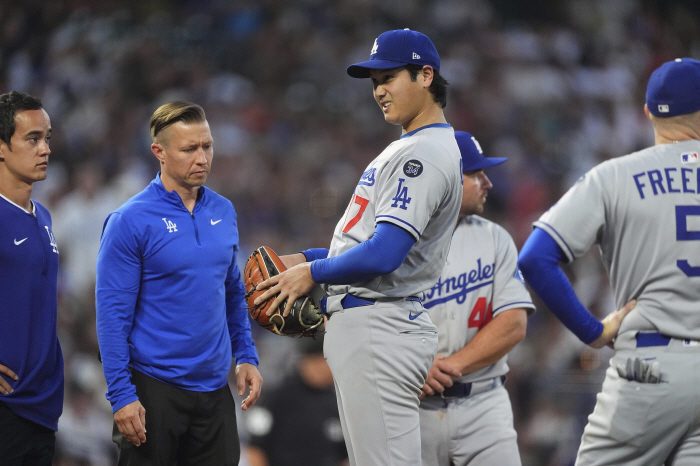 Ohtani, you got hit again in 64 days, how painful must it have been? More than that, I blame myself for making the team difficult