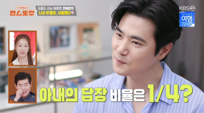 Kim Kang-woo, ♥ My pure man who wrote 100 handwritten letters to his wife for 23 years. I love you, Moo-young (Pyeon Restaurant)